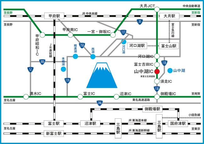 ニュー福寿荘までのアクセスマップ